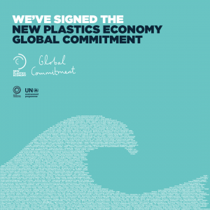 Signatory to the New Plastic Economy Global Commitment - Plastic Collective