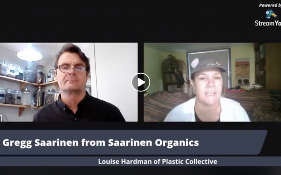 Saarinen Organics chats to Louise about ocean waste plastic