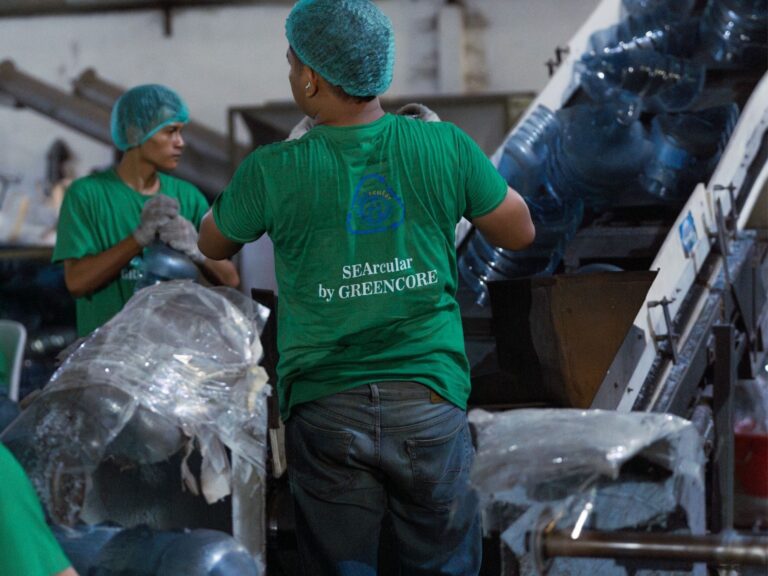 The collected waste is transported to SEArculars’ recycling centre for aggregation and sorting